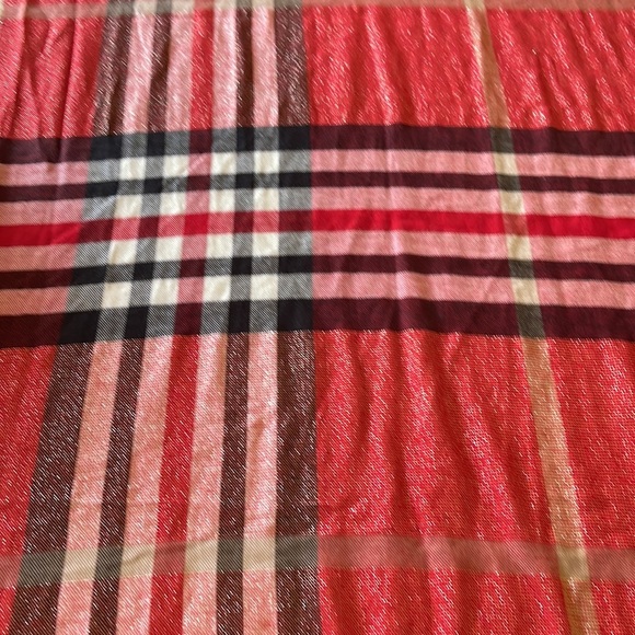 Two long colorful scarves with a touch of silver. Lightweight, crosses seasons. - Picture 7 of 9